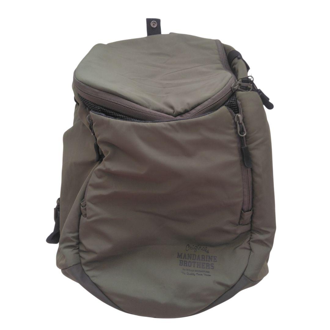 未使用品　MANDARINE BROTHERS カーキ ペットキャリーバッグ MANDARINE BROTHERS マンダリンブラザーズ ブリクストンキャリーバック