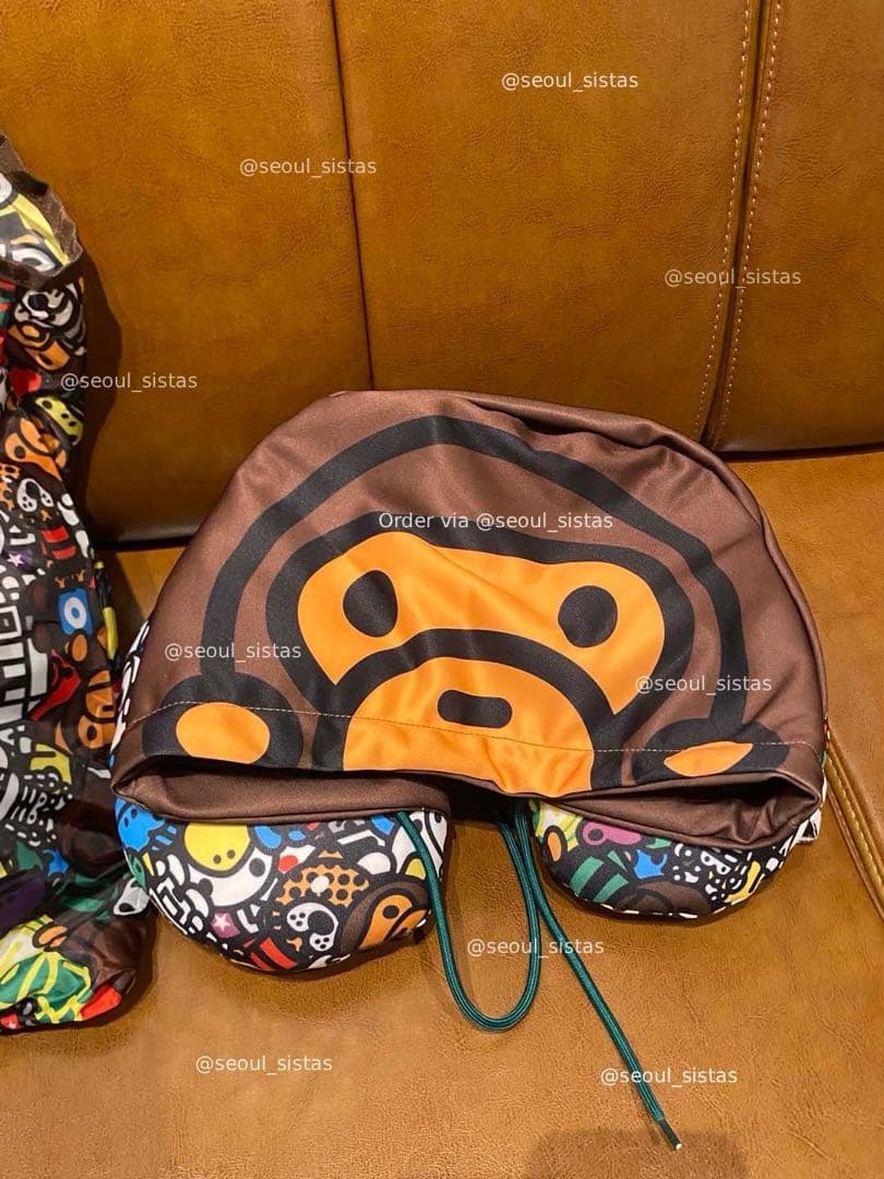 韓国 スターバックス ベイビーマイロ ネックピロー BAPEAPE エイプ