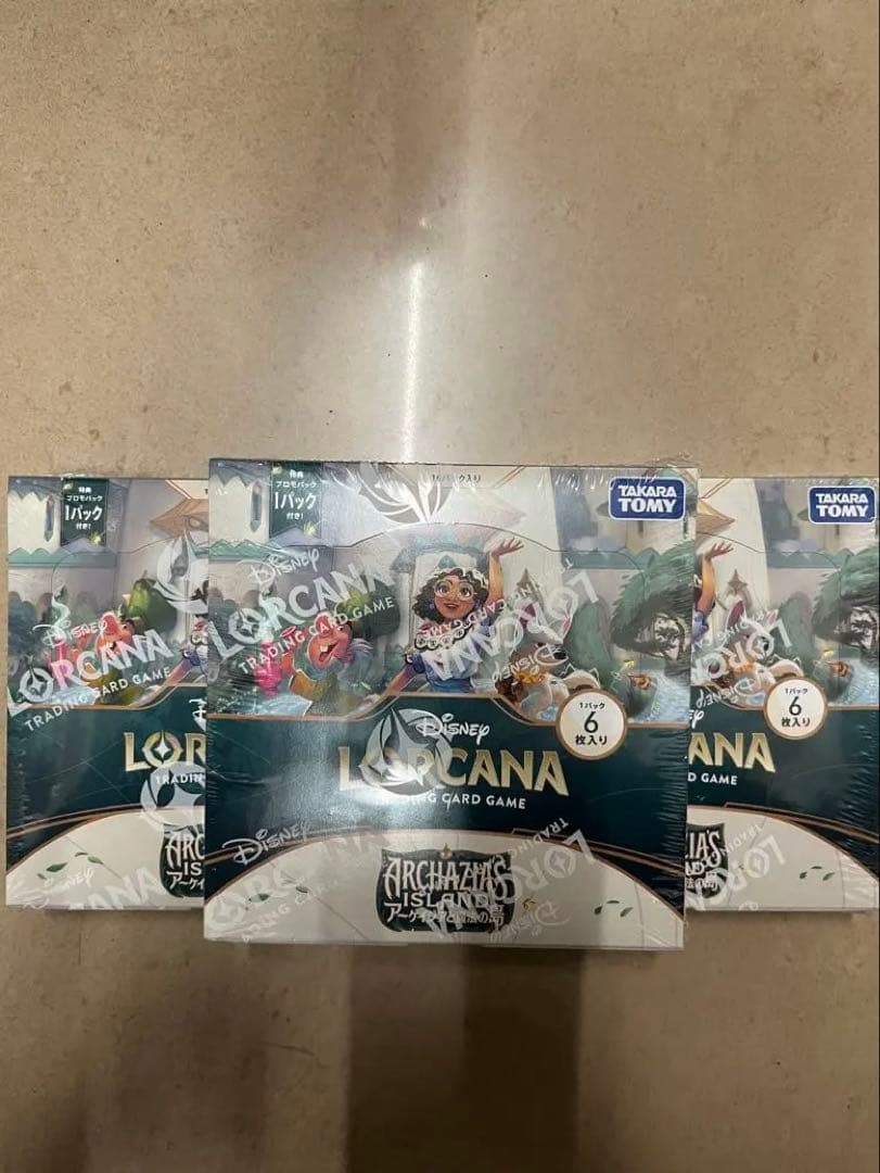 ディズニーロルカナ アーケイジアと魔法の島 3BOX 新品未開封 新品未開封 ロルカナ アーケイジアと魔法の島 3Box - メルカリ